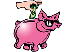 The Frugal Broker, LLC "pig" logo